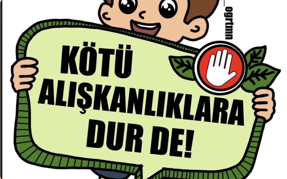 Yeşilay Haftası Pankart Tutan Çocuklar A4 RENKLİ - Ücretsiz İndir