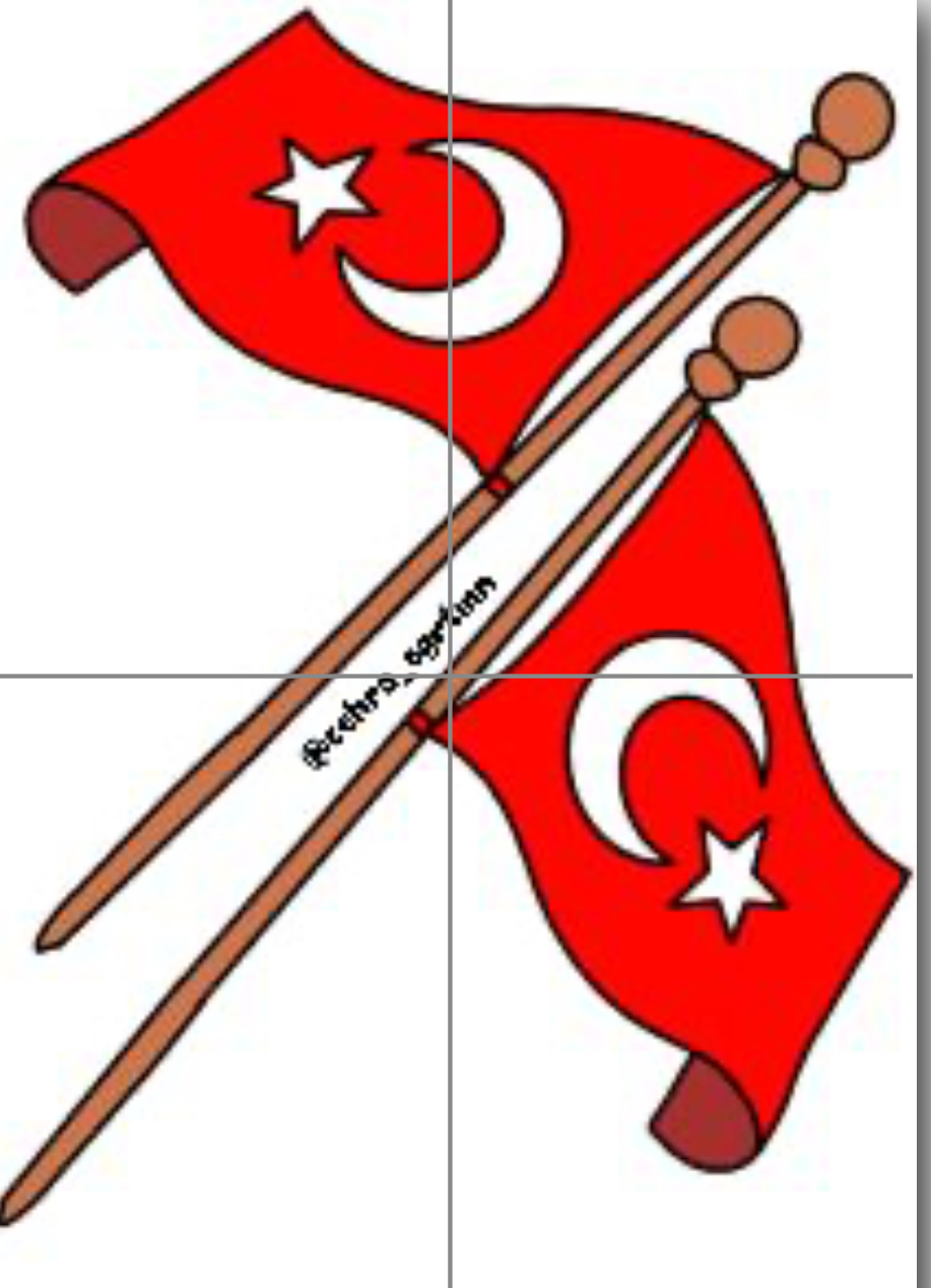 4 A4 Türk Bayrağı - Ücretsiz İndir