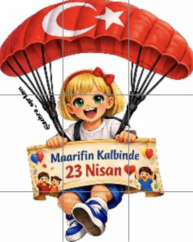 9 A4 Paraşütlü Çocuk 6 - Ücretsiz İndir
